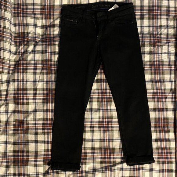 Black skinny CalvinKlein jeans - Picture 1 of 3